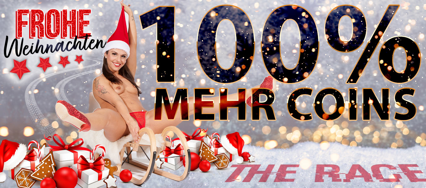 Frohe Weihnachten: The Race - Gewinne die 100% Extra-Coins